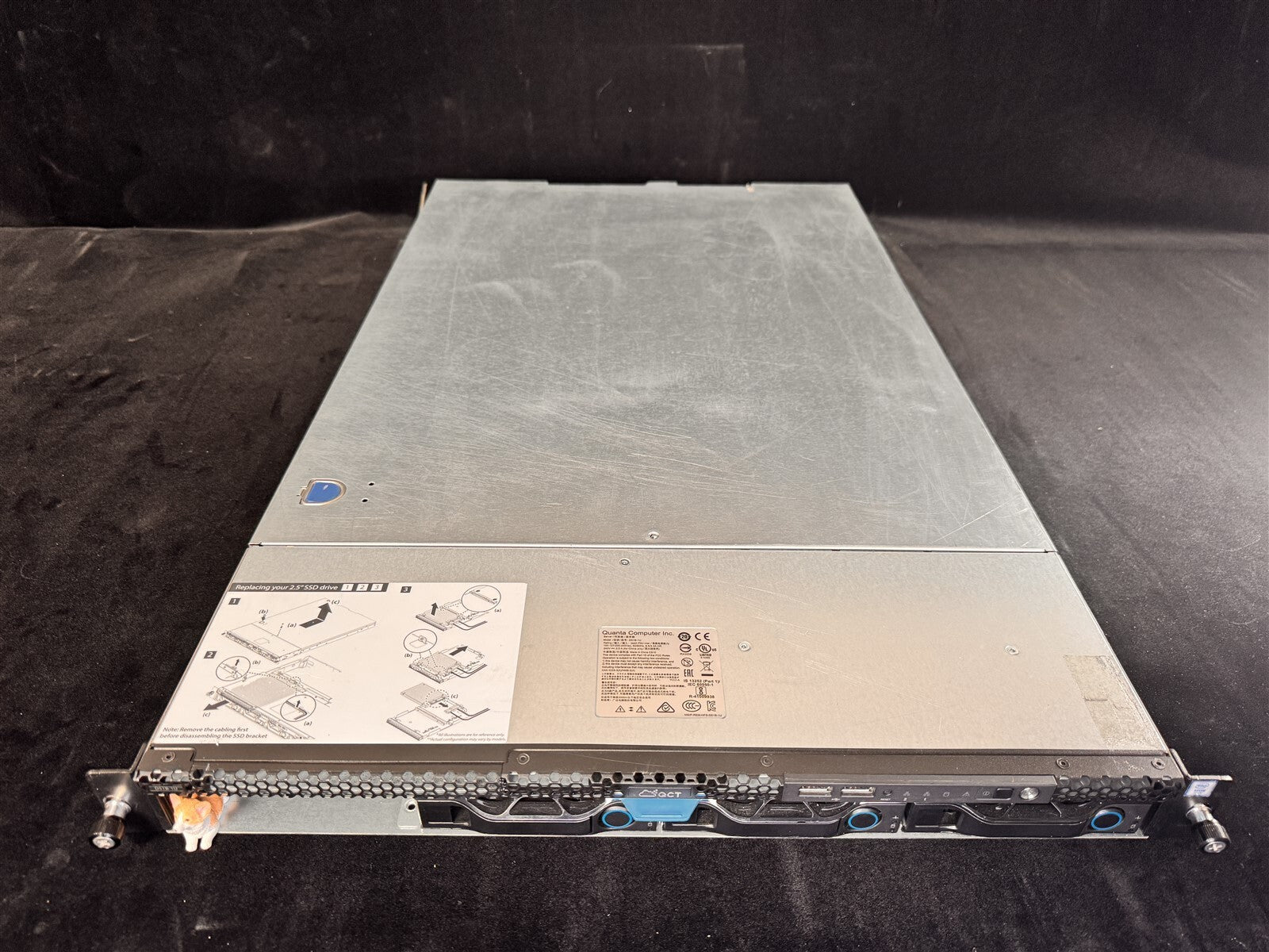 QuantaGrid Server D51B-1U 4LFF BAREBONE 2x HEATSINK 1x PSU NO HDD