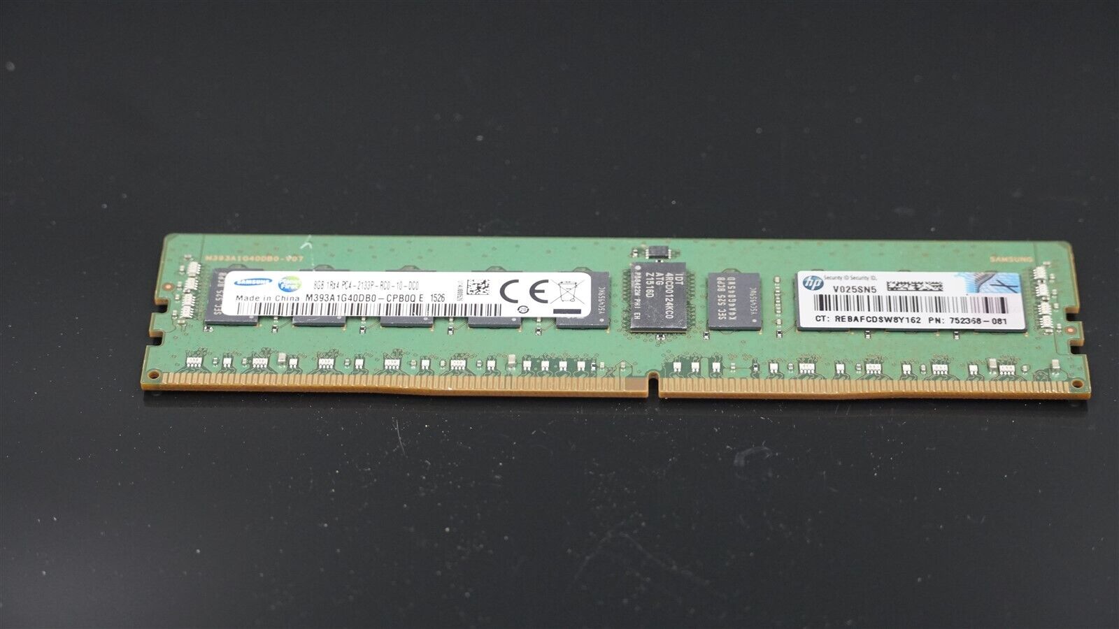 M393A1G40DB0-CPB SAMSUNG 8GB (1X8GB) 1RX4 PC4-2133P DDR4 SERVER MEMORY