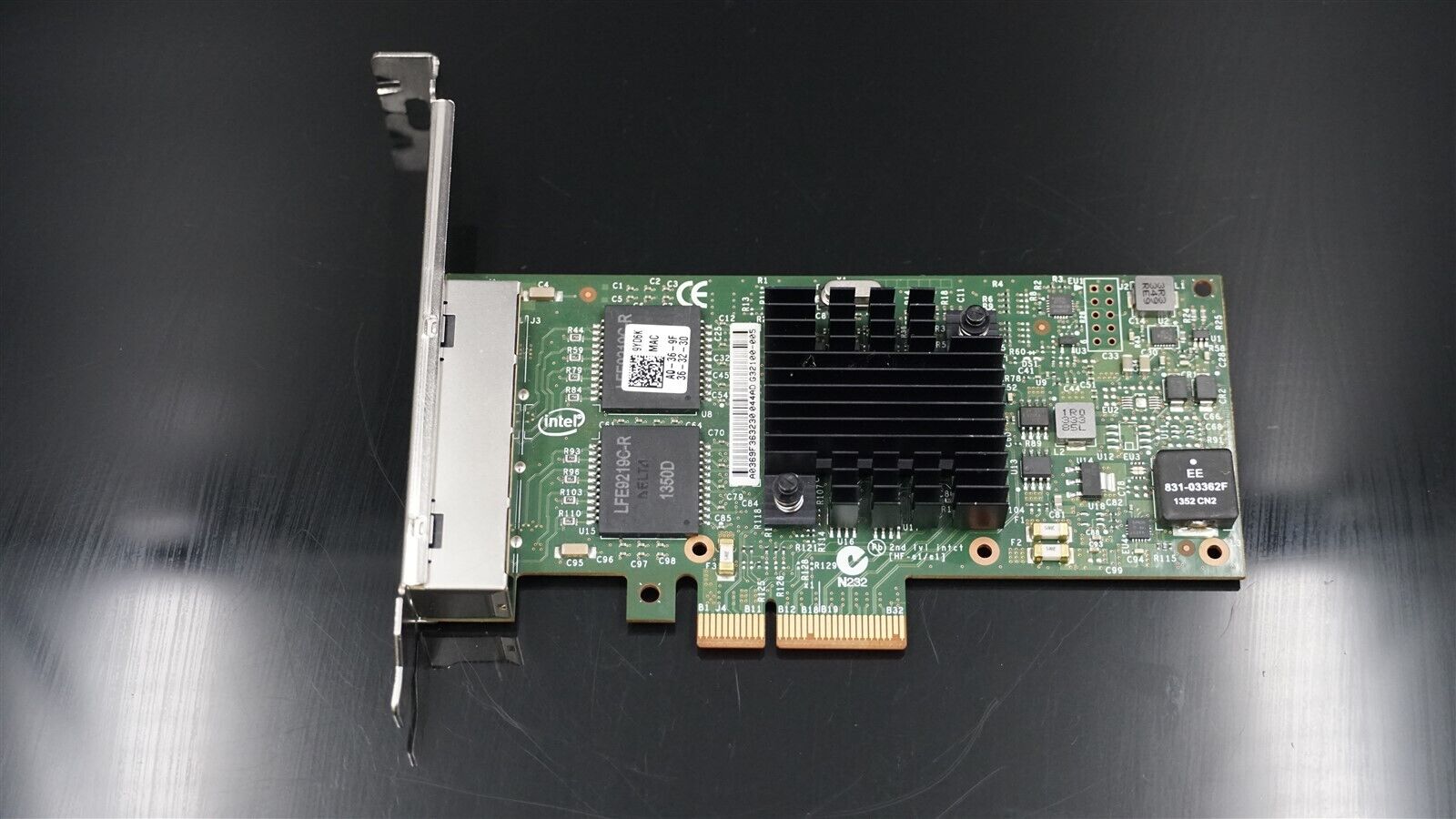 DELL 9YD6K I350-T4 4-PORT PCI-E ETHERNET SERVER NETWORK ADAPTER W/HIGH PROFILE