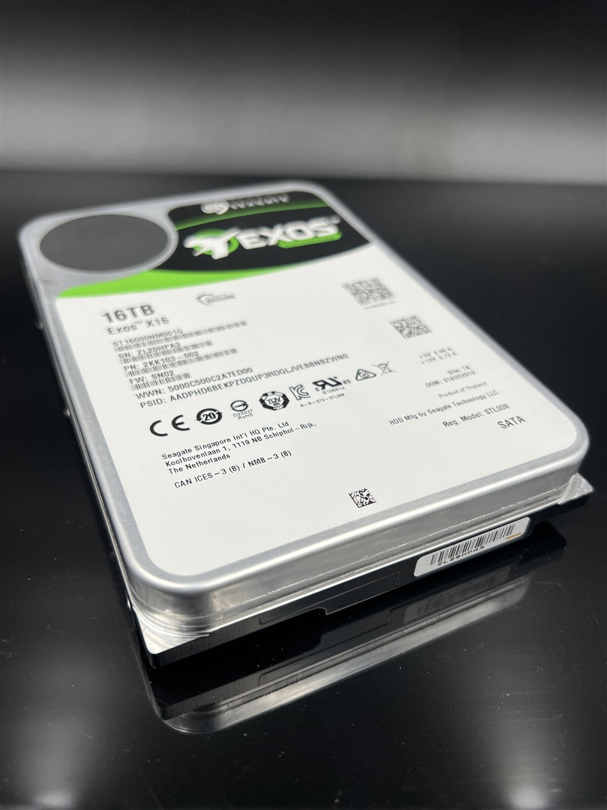 ST16000NM001G SEAGATE EXOS 16TB 7.2K 12Gb/S 3.5" SATA ENTERPRISE X16 GRADE A