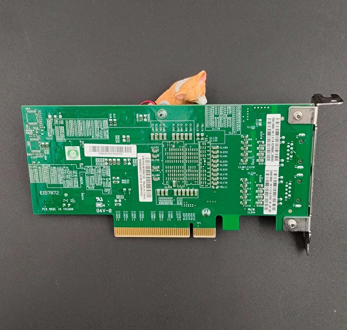 AOC-STG-i2T SUPERMICRO DUAL PORT 10GBASE-T RJ-45 INTEL X540 NIC V1.01A LOW