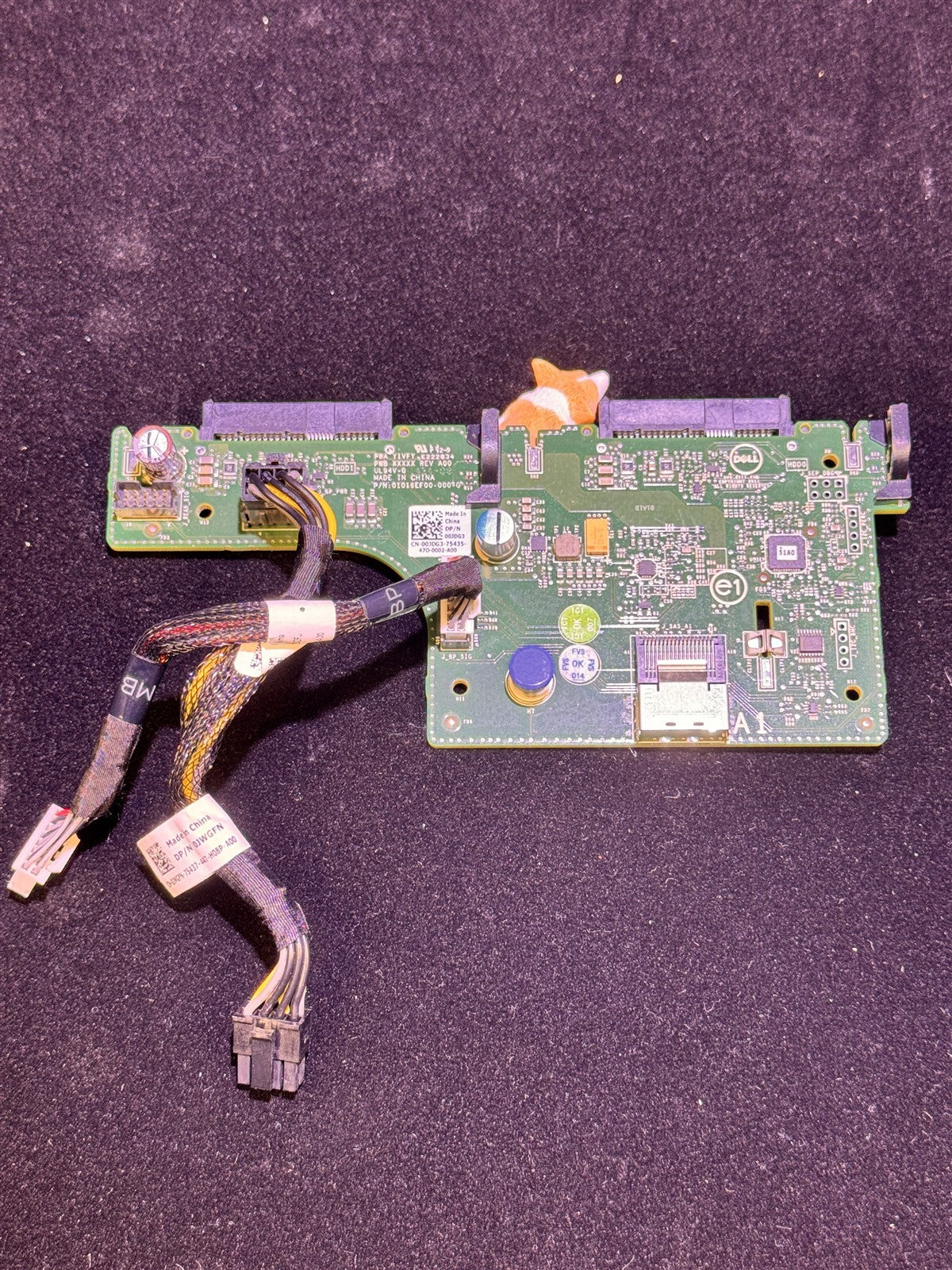 0JDG3 DELL POWEREDGE REAR FLEX BAY 2.5" HDD BACKPLANE FOR R720XD