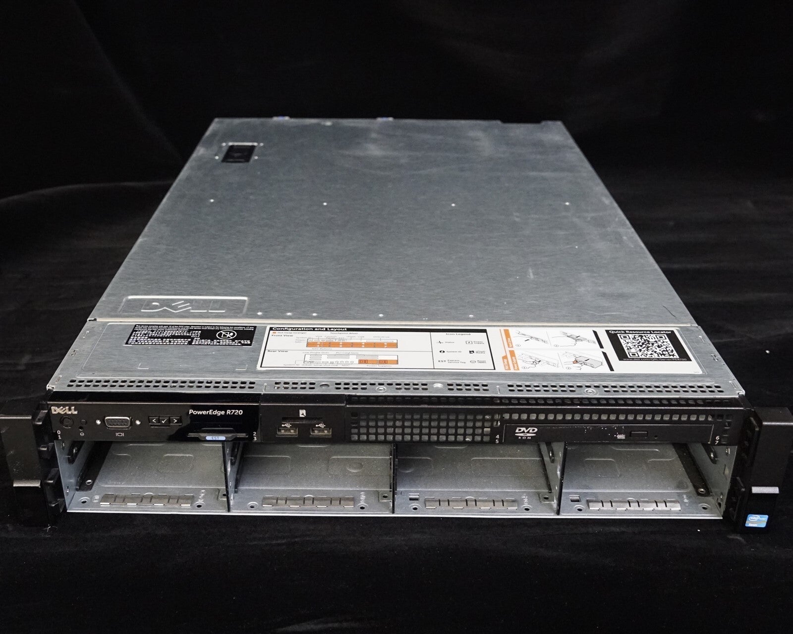 DELL POWEREDGE R720 8LFF 2x 8 CORE E5-2690 2.9GHz 128GB RAM 8x 4TB SAS H710