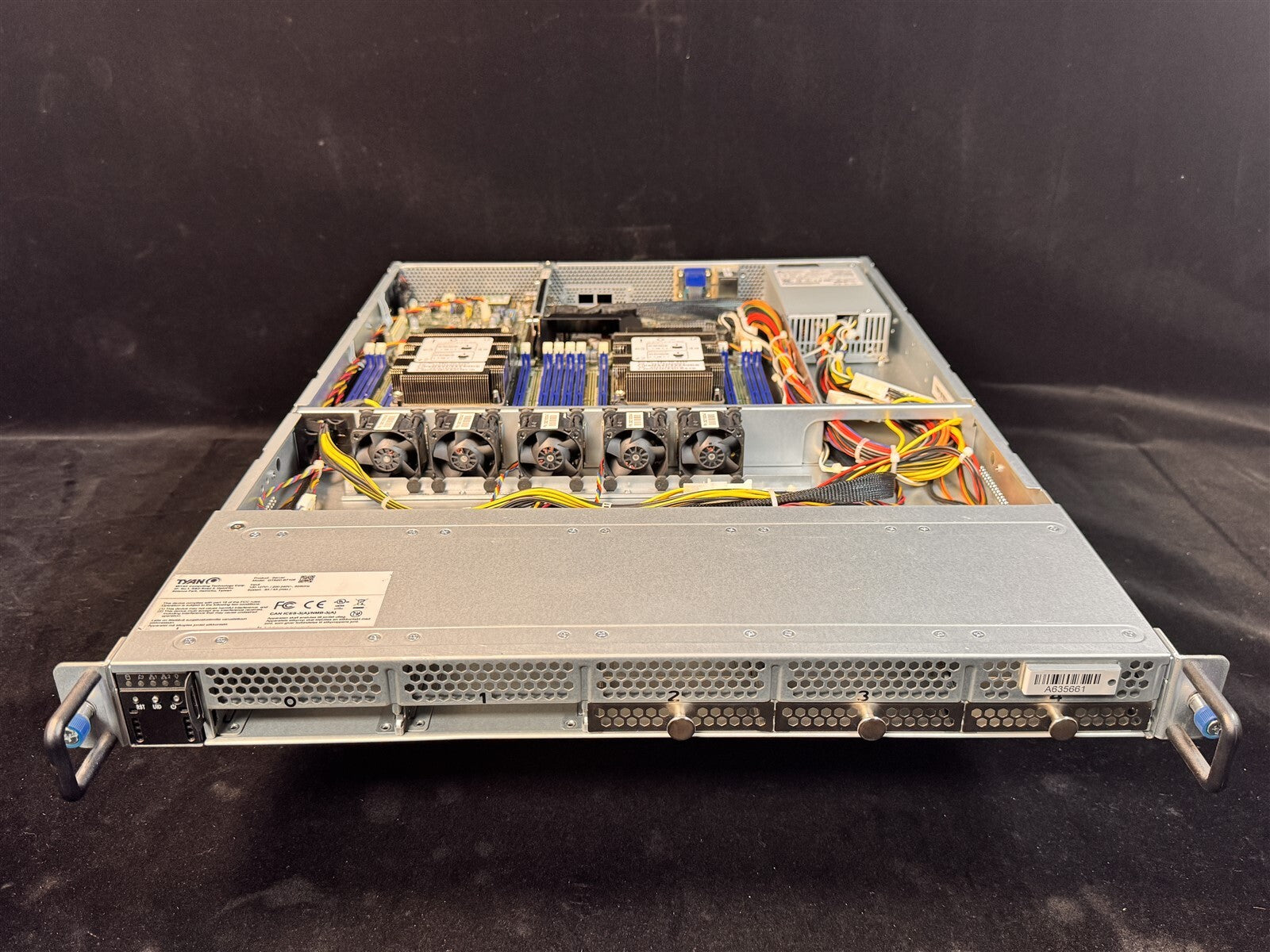 TYAN GT62D-B7106 1U SERVER 2x 26CORE PLATINUM 8164 2.0GHz 64GB RAM 2x 960GB NVME