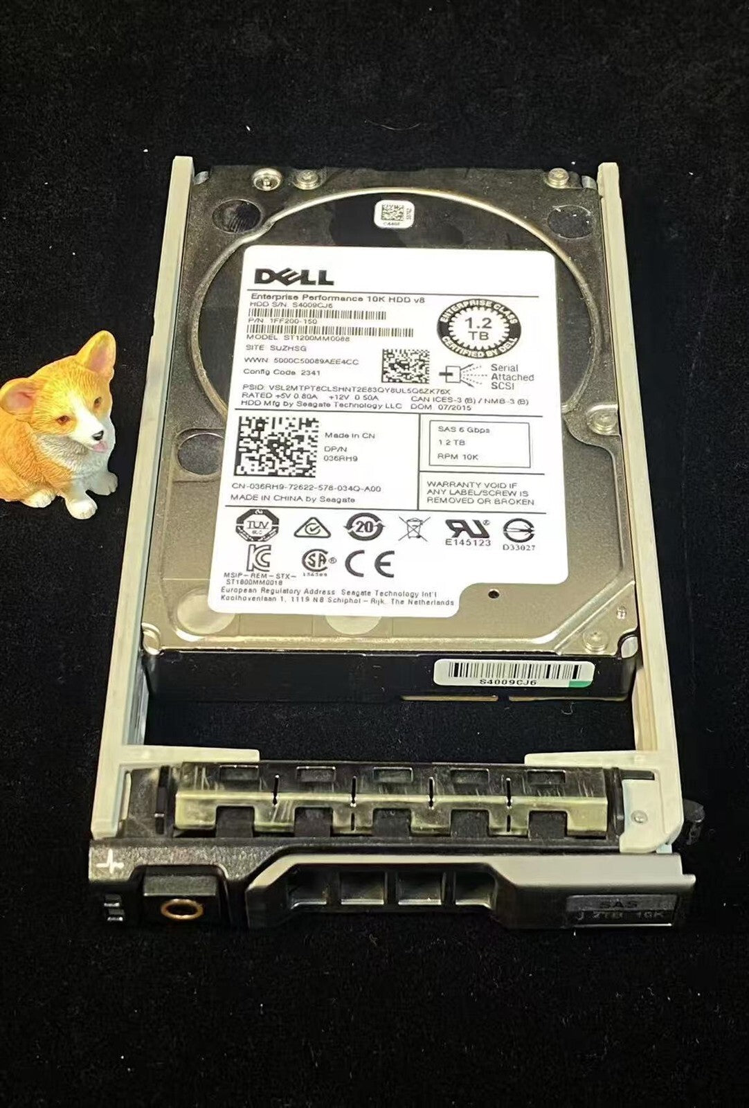 36RH9 DELL 1.2TB 10K 6G 2.5" SAS ST1200MM0088 SFF HARD DRIVE 036RH9 R630 R730