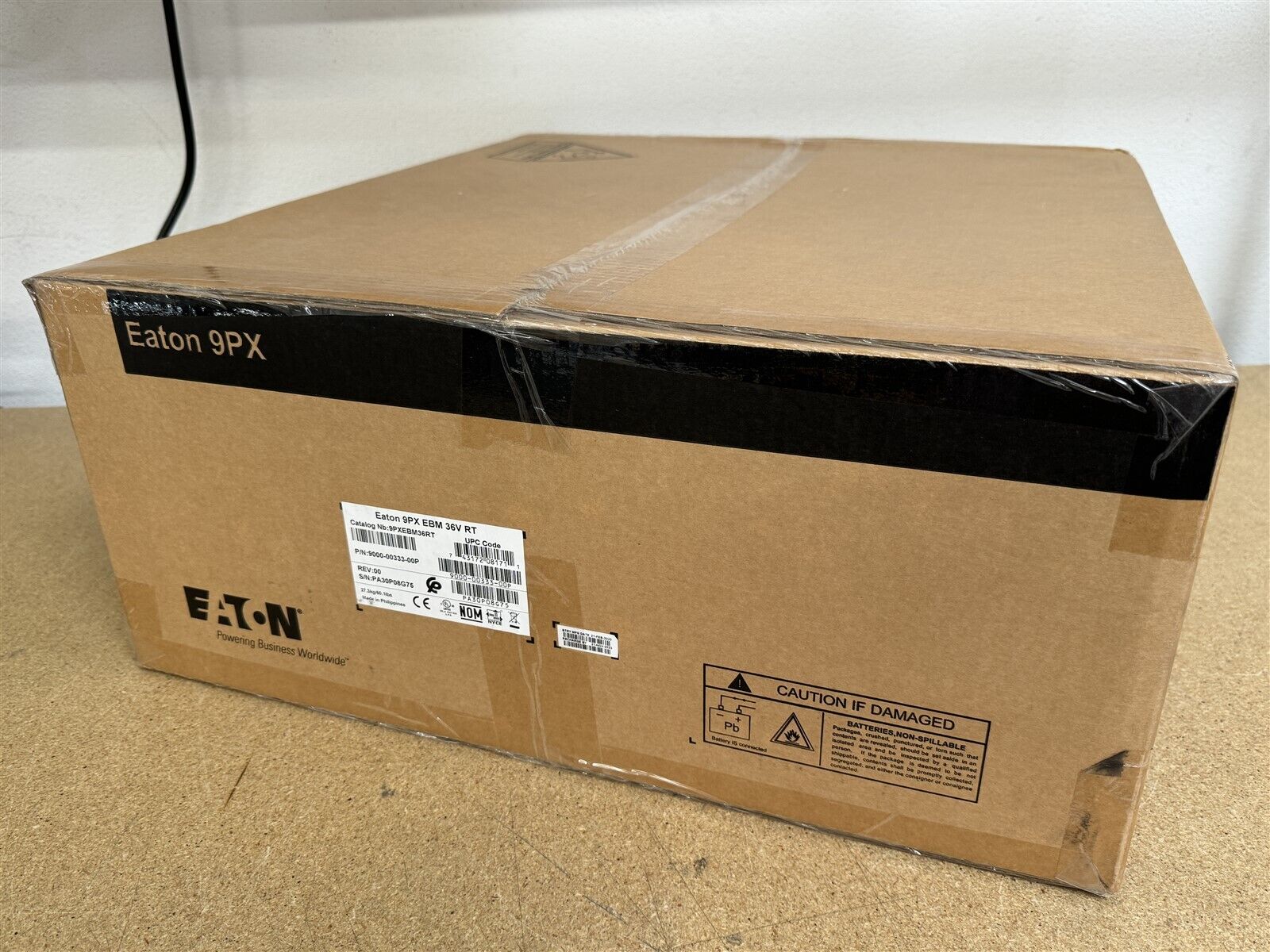 EATON 9PX EBM 36V RT EXTENDED BATTERY MODULE 9PXEBM36RT 9000-00333-00P NEW