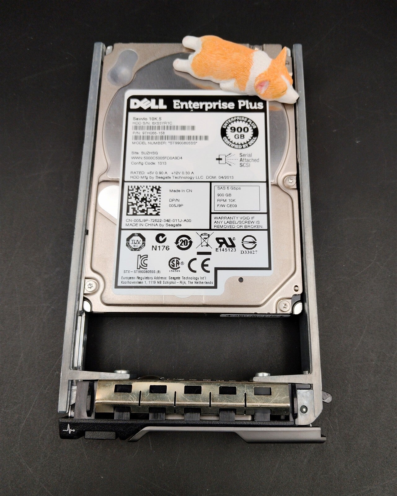 05J9P 005J9P ST9900805SS DELL 900GB 10K 6G SAS 2.5" SFF ENTERPRISE HARD DRIVE