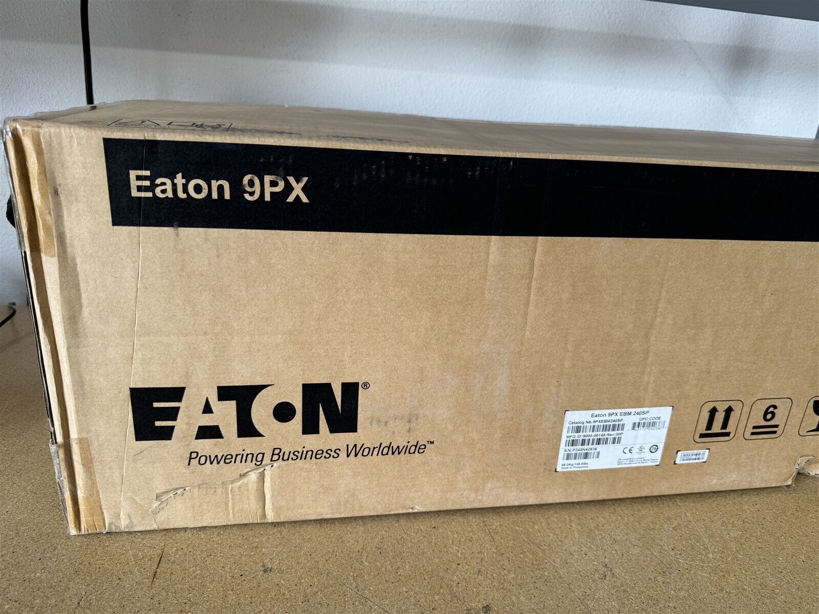 EATON 9PX 3U 240V EXTENDED BATTERY MODULE 9PXEBM240SP 9000-00158 NEW