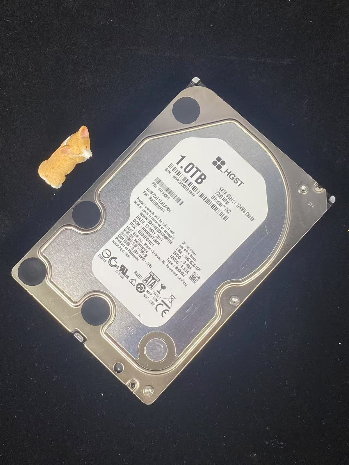 HUS722T1TALA604 HGST 1TB 7.2K SATAIII 6G 3.5" HARD DRIVE