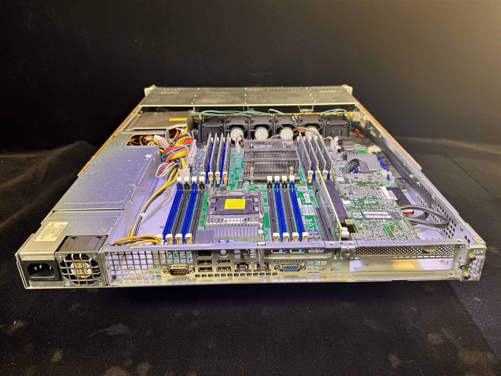 CSE-815 SUPERMICRO X9DRW-iF 1x 10 CORE E5-2690V2 3.0GHz 128GB RAM 4x 4TB 9271-4i