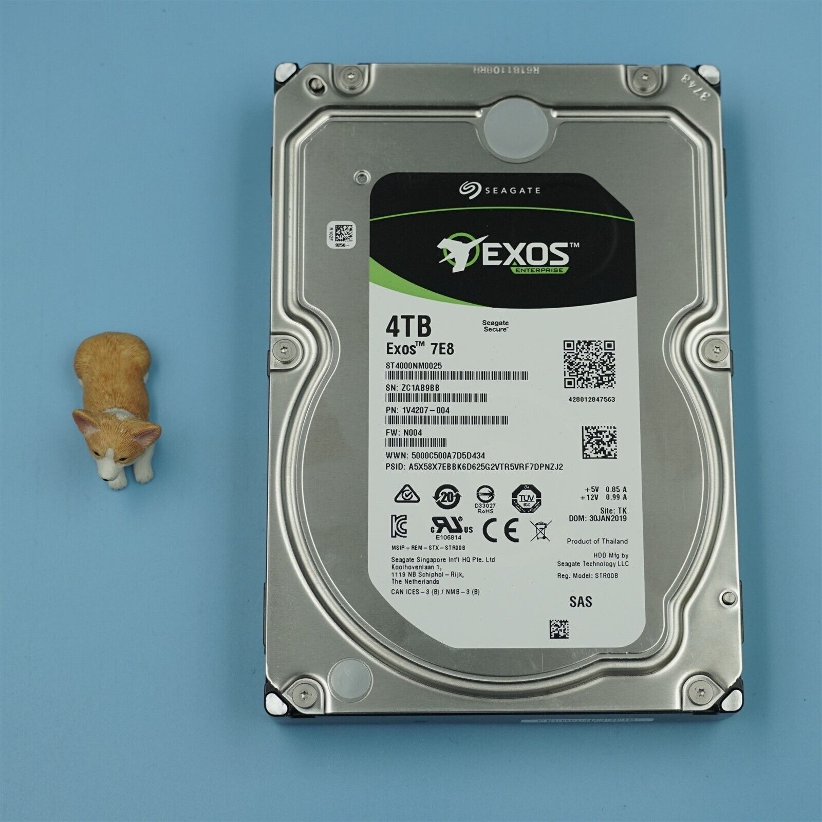 ST4000NM0025 SEAGATE EXOS 4TB 7200RPM LFF 3.5" SAS ENTERPRISE HDD 1V4207-004