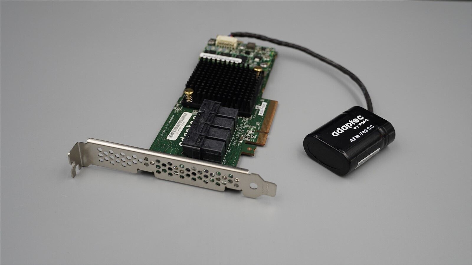 ASR-71605 ADAPTEC 16-PORT 6GB SAS/SATA PCIE CONTROLLER BATTERY W/ HIGH PROGILE
