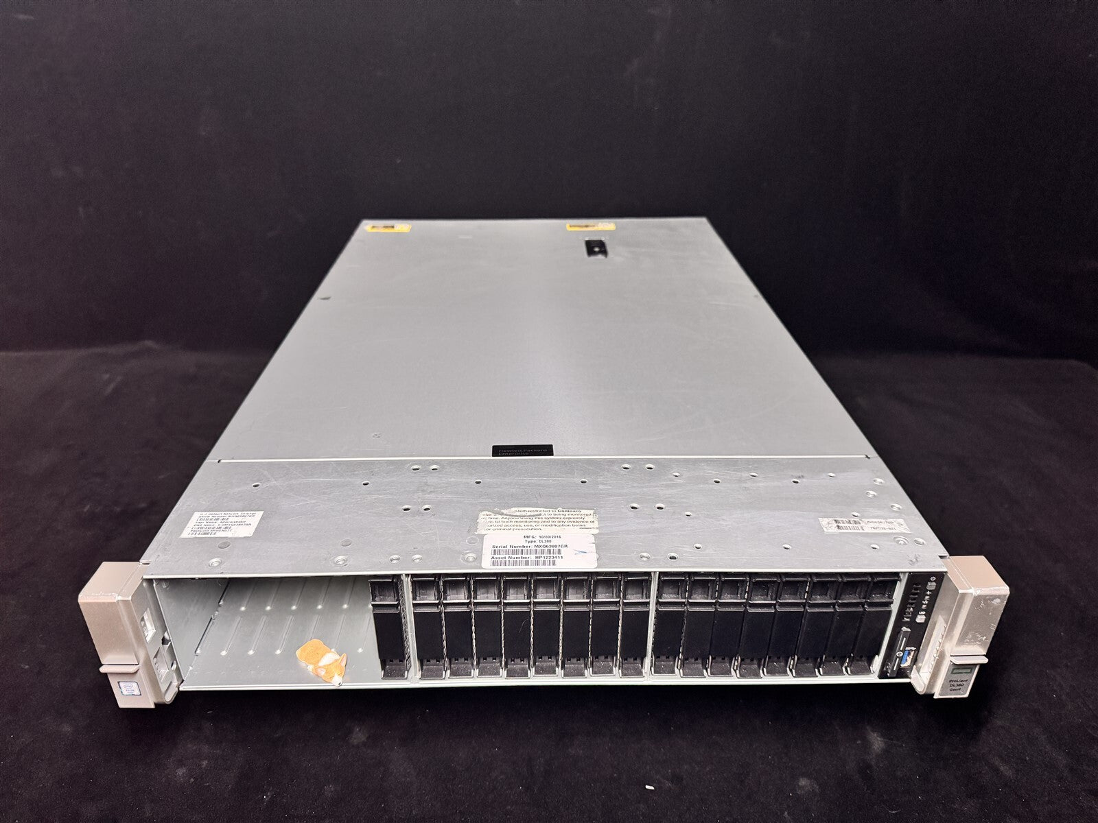 HP ProLiant DL380 Gen9 G9 24SFF 2x 10CORE E5-2640V4 2.4GHz 192GB RAM 2x1.2TB SAS