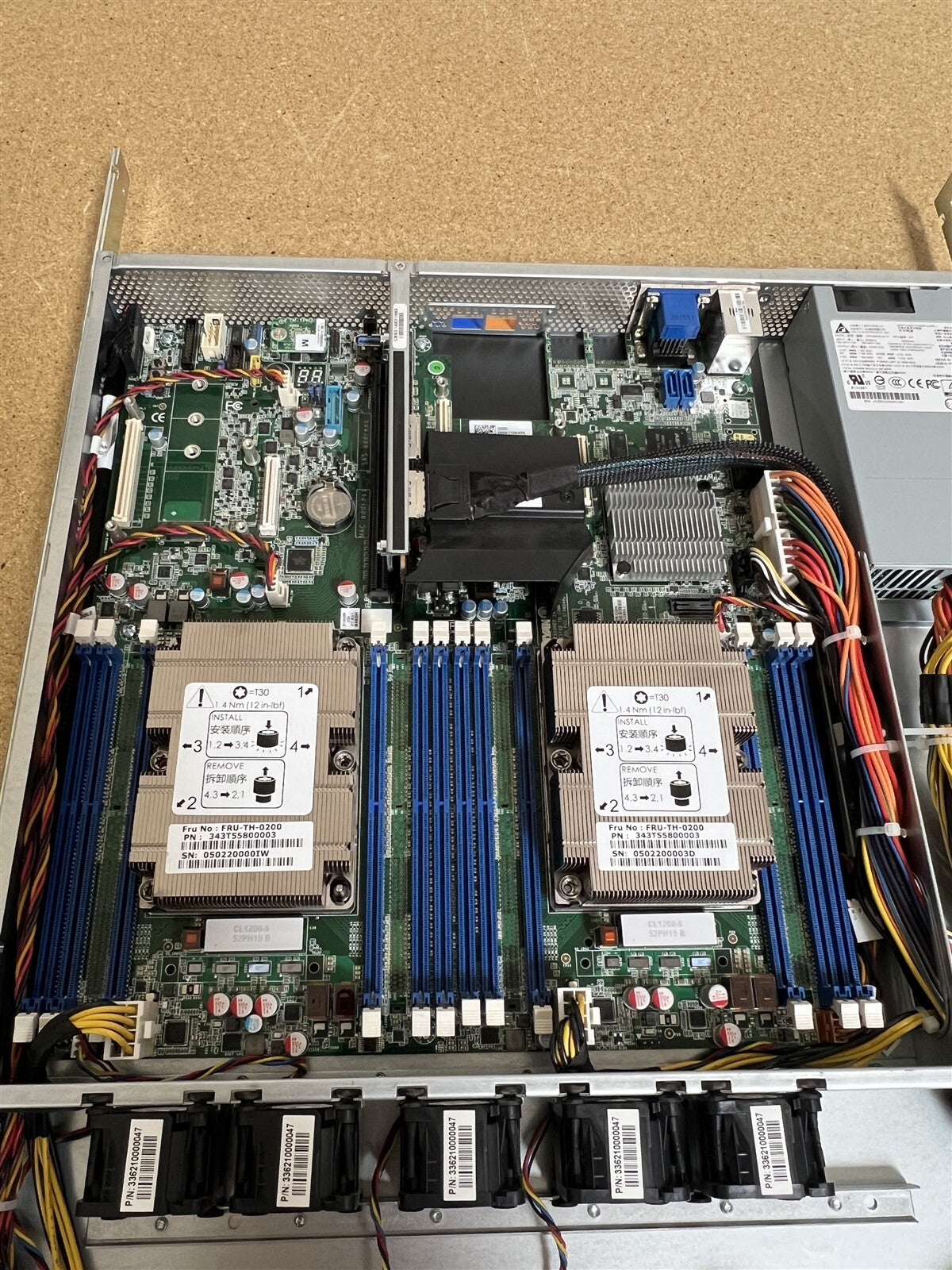 TYAN GT62D-B7106 1U SERVER 2x 20 CORE GOLD 6148 2.4GHz 256GB RAM 2x 960GB NVME