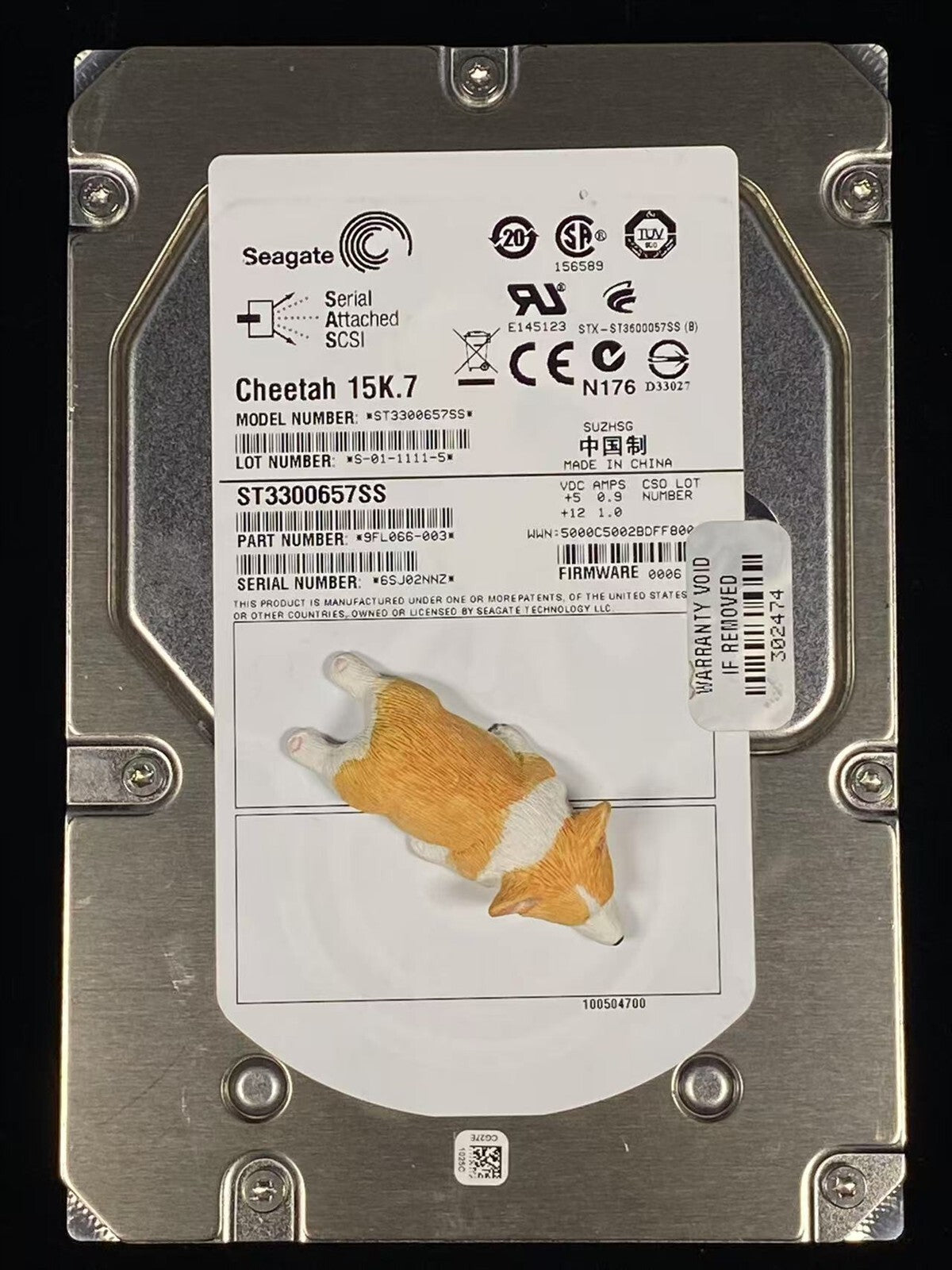 ST3300657SS SEAGATE CHEETAH 300GB 15K 6G SAS 3.5" LFF HDD