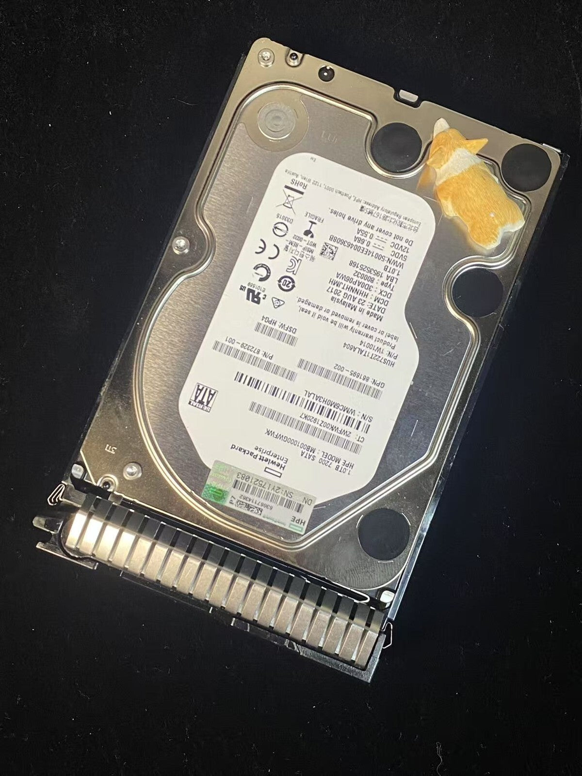 872329-001 HPE 1TB 7.2K 6G SATA 3.5" LFF SC DC HDD 861686-B21 DL380 DL360 G9 G10