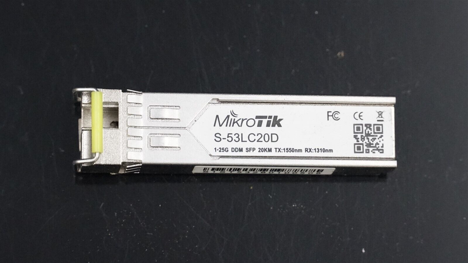MIKROTIK S-53LC20D 1.25GB DDM SFP 1310/1550NM NETWORKING SFP+ TRANSCEIVER MODULE