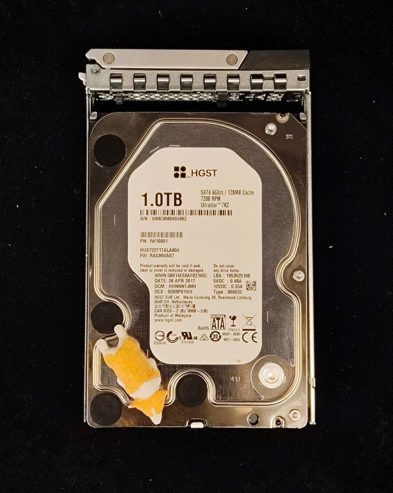 HUS722T1TALA604 HGST/WD ULTRASTAR 1TB 7.2K SATA 6G 3.5" HDD FOR DELL R640 R740
