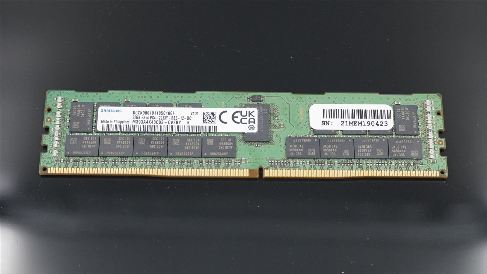 M393A4K40CB2-CVF SAMSUNG 32GB (1x32GB) 2RX4 PC4-2933Y SERVER MEMORY