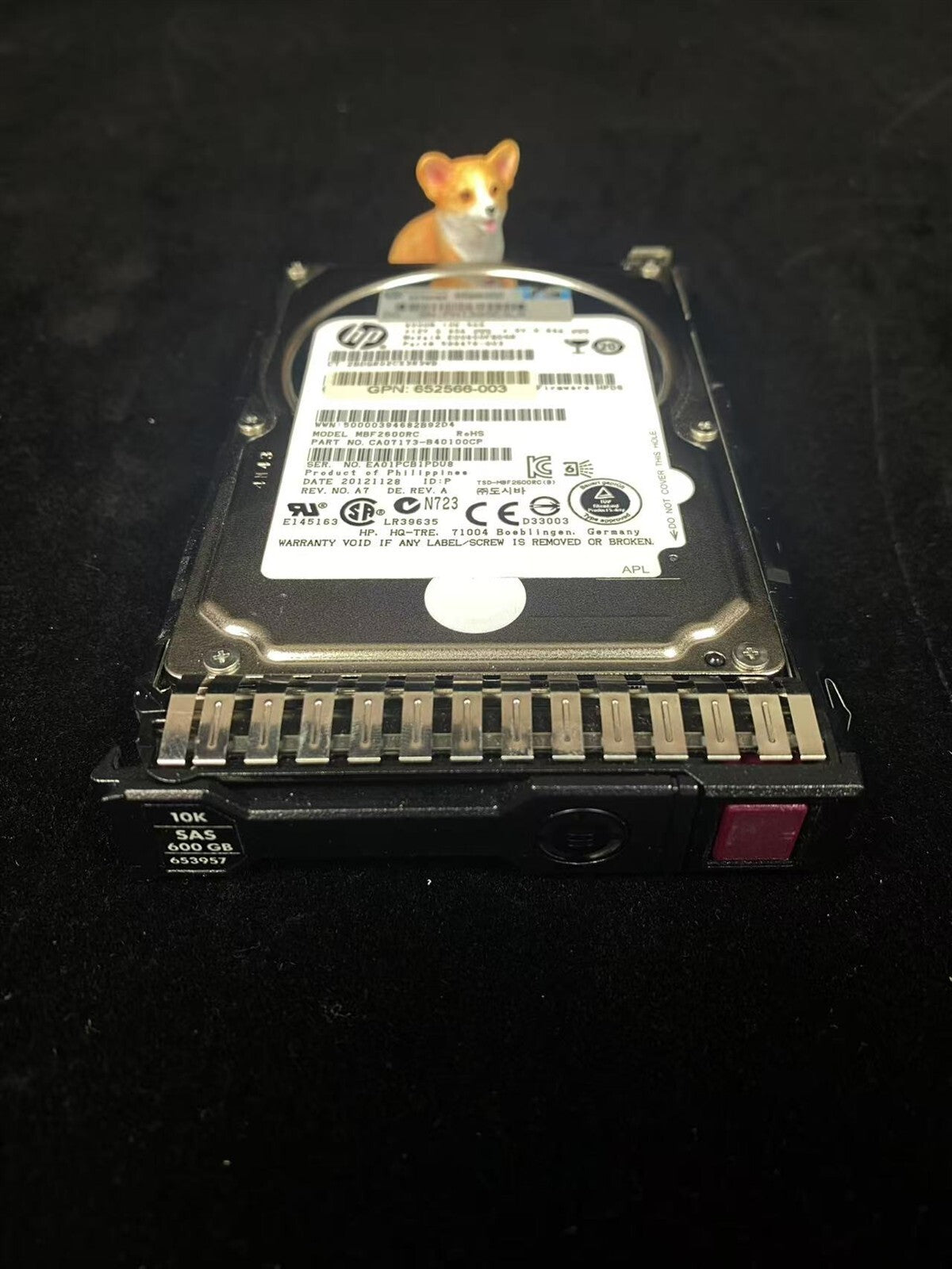 653957-001 652583-B21 HP 600GB 10K 6G SAS 2.5" SFF SC HDD 652566-003