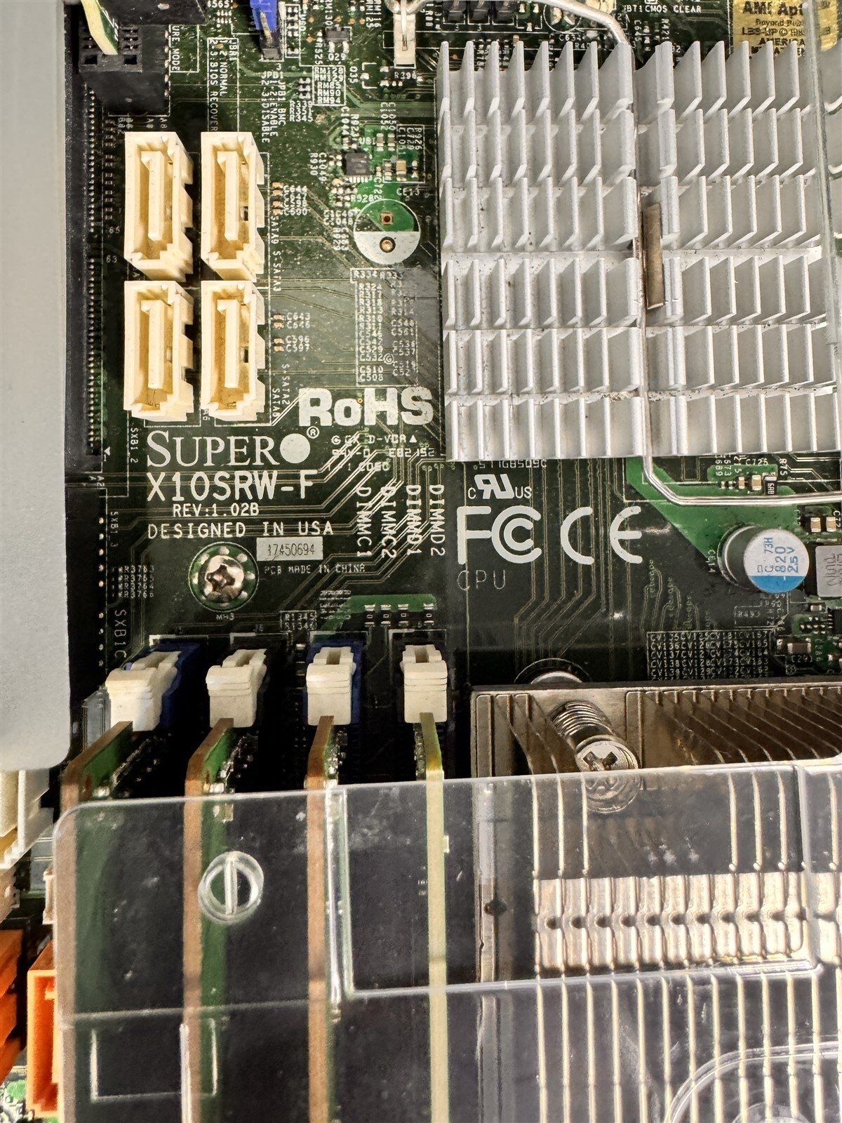 SYS-5018R-WR SUPERMICRO 1U X10SRW-F 4LFF 1x 10C E5-2630V4 2.2GHz 128GB RAM NO HD